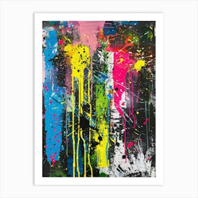 Splatters 4 Art Print