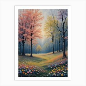 Forest Of Flowers Art Print