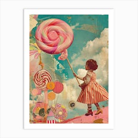 Kitsch Candy Land 1 Art Print