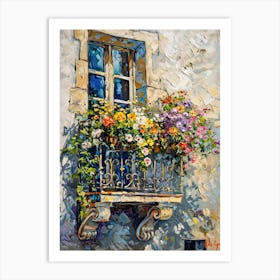 Balcony Painting In Varna 4 Art Print