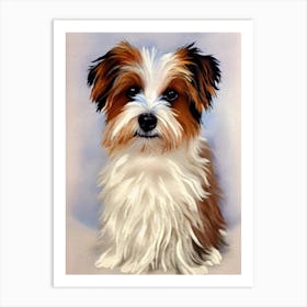 Coton De Tulear 4 Watercolour Dog Art Print