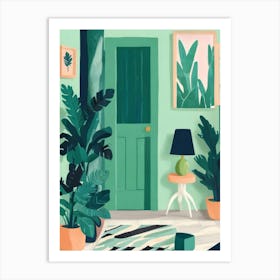 green room 1 Art Print