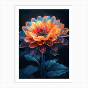 Gerbera Flower 1 Art Print