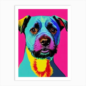 Border Terrier Andy Warhol Style Dog Art Print