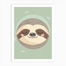 Sloth 7 Art Print