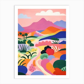 'Desert Landscape' 1 Art Print