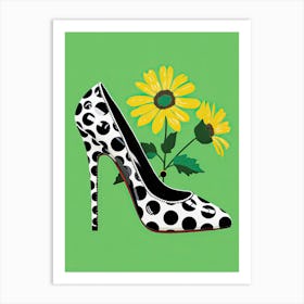 Shoes and Blossoms in Women's Ar Art Print