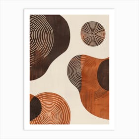 Abstract Circles 43 Art Print