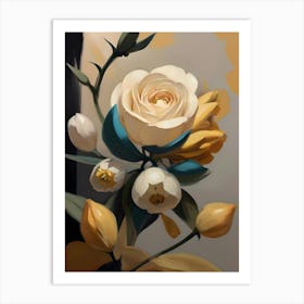 Roses In A Vase 8 Art Print