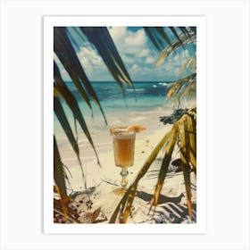 Cocktail On The Beach Art Print