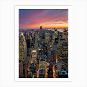 Urban Energy at Its Peak Art Print