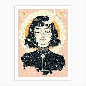 Tarot Card 2 Art Print