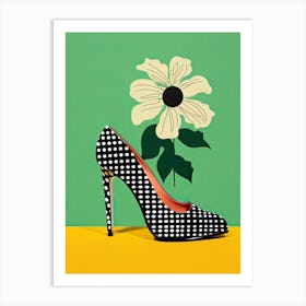 Sneaker Blossoms: Artistic Floral Impressions Art Print