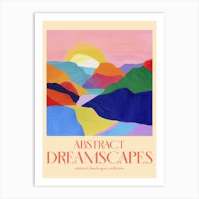 Abstract Dreamscapes Landscape Collection 62 Art Print