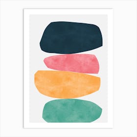 Watercolor expressionism 11 Art Print