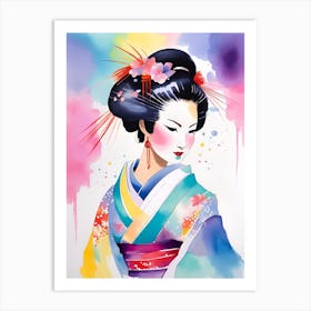 Geisha 72 Art Print