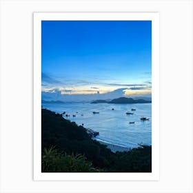 Ocean Cape Holiday Siam Beautiful Shore Point Paradise Turquoise Peaceful Sunset Grass M (4) 2 Art Print