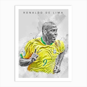 Ronaldo Luis Nazario De Lima Art Print