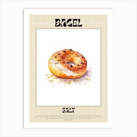 Salt Bagel 7 Art Print
