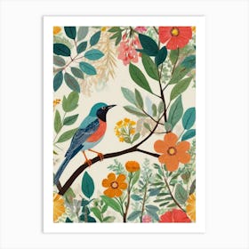 Bird On A Branch Style Henri Matisse Art Print