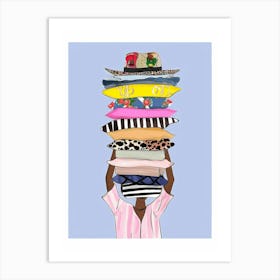 Stack Of Pillows 3 Art Print