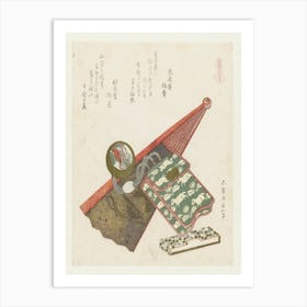 A Comparison Of Genroku Poems And Shells, Katsushika Hokusai 38 Art Print
