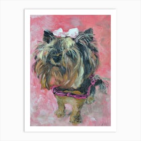 Yorkie Art Print