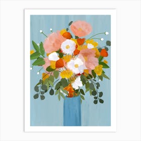 Flowers In A Vase 6 Art Print