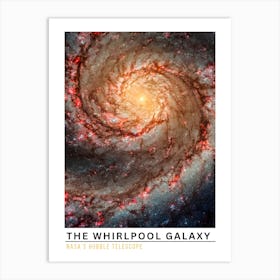 Whirpool Galaxy Art Print