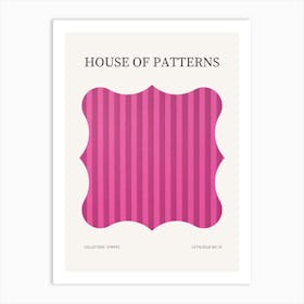 Stripes Pattern Poster 35 Art Print