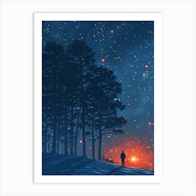 Starry Night 3 Art Print