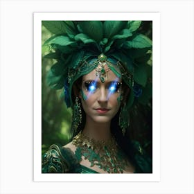 Emerald Queen Art Print