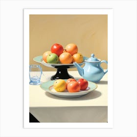 Table With Fruit 1 Art Print