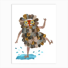 The Dancing Monster Named Exquise Art Print