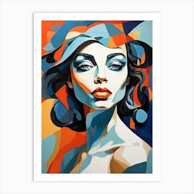 Abstract Of A Woman 3 Art Print