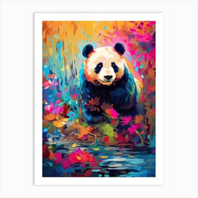 Panda Art In Fauvism Style 2 Art Print