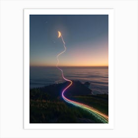 Rainbow Trail Art Print