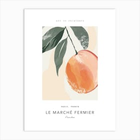 Peaches Le Marche Fermier Poster 2 Art Print