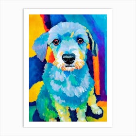 Spanish Water Dog Fauvist Style Dog Art Print