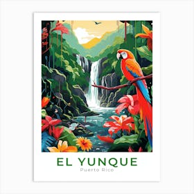 Puerto Rico El Yunque Travel Art Print