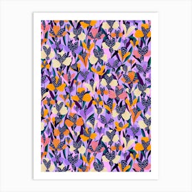 Pansy - Purple Art Print