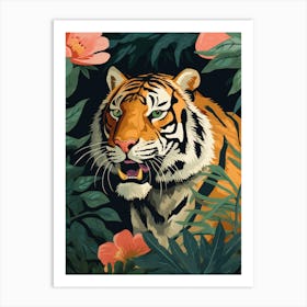 Tiger In The Jungle 5 Art Print