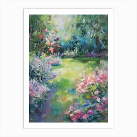  Floral Garden English Oasis 7 Art Print