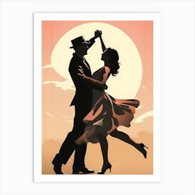 Tango Dancers Art Print