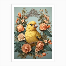 Yellow Finch Art Print