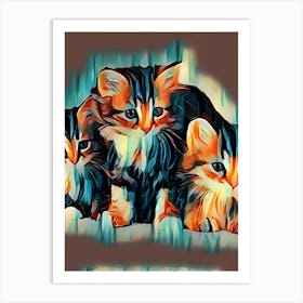 Kittens Art Print