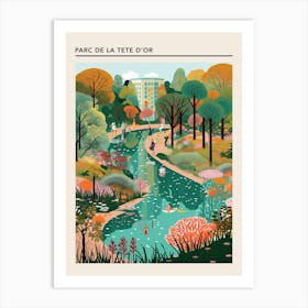 Parc De La Tete D Or Lyon France 2 Art Print