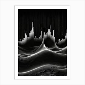 Waves Of Sound Art Print