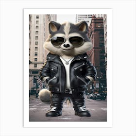 Raccoon Art Print