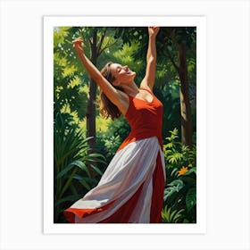 Dance In The Woods Art Print